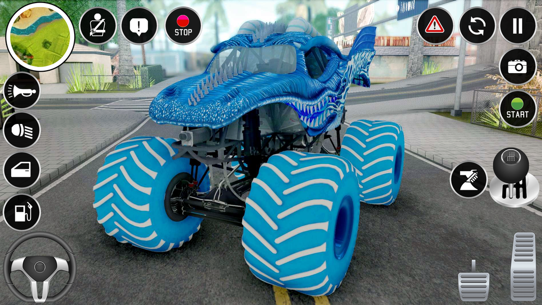 Extreme Monster Truck Game ۳D - عکس برنامه موبایلی اندروید