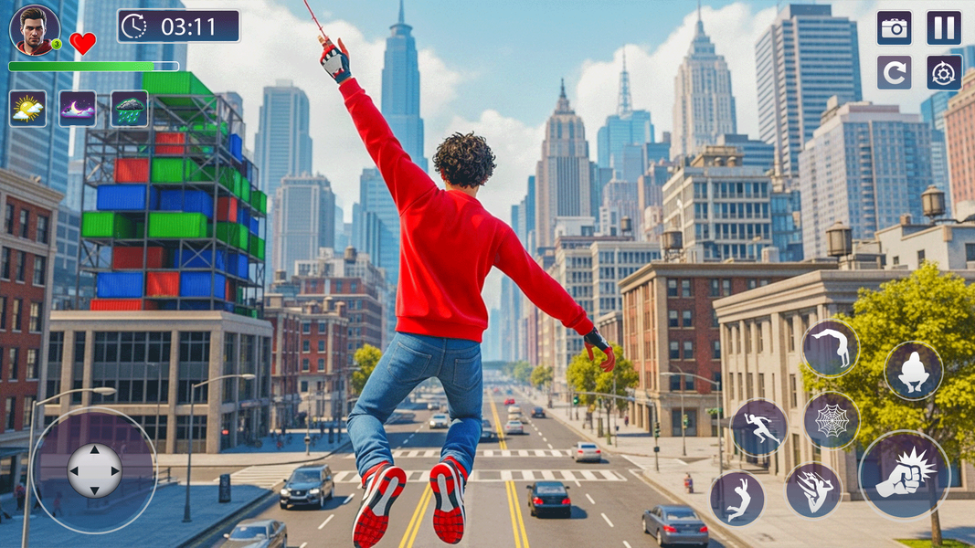 Spider Fighter Open World Game - Gameplay image of android game