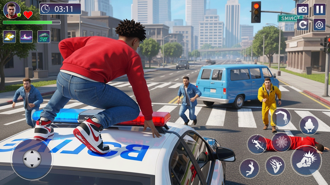 Spider Fighter Open World Game - Gameplay image of android game