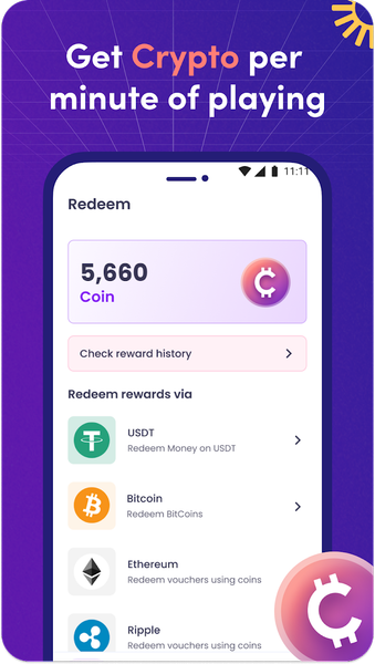 mCrypto: Play to Earn Crypto - عکس برنامه موبایلی اندروید