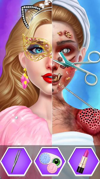 ASMR Doctor Salon Makeover Spa - Gameplay image of android game
