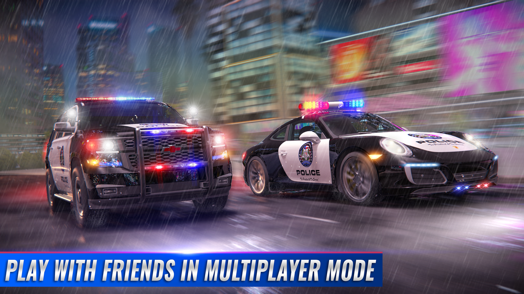 US Cop Car Chase Game 3D - Image screenshot of android app