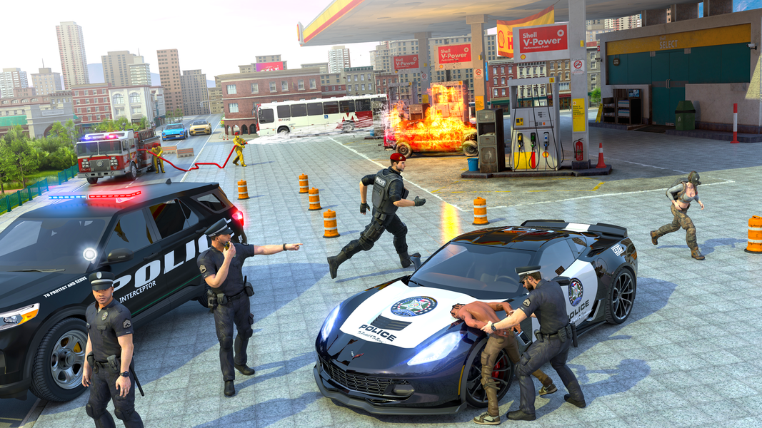 Police Car Simulator Game 3D - Image screenshot of android app