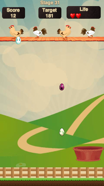 Egg Catcher World - Gameplay image of android game
