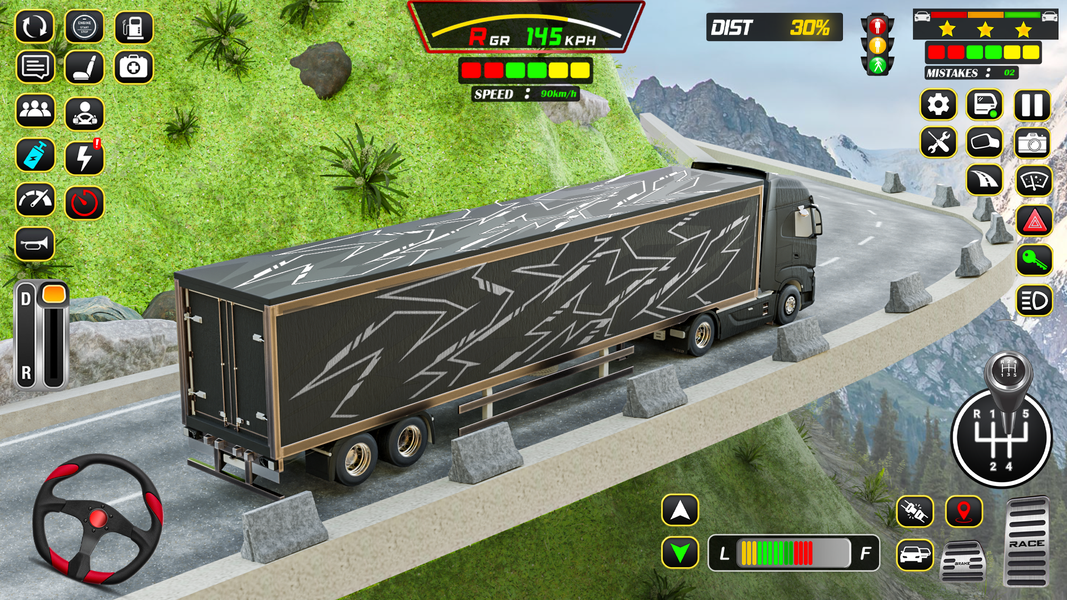 Offroad Euro Truck Games 3D - Gameplay image of android game