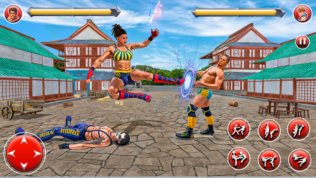 Real Wrestling Sim Game 3d - Gameplay image of android game