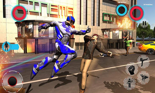 Police Dog Crime Bike Chase - Gameplay image of android game