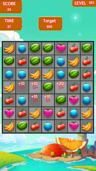 Fruit Line Mania - Gameplay image of android game