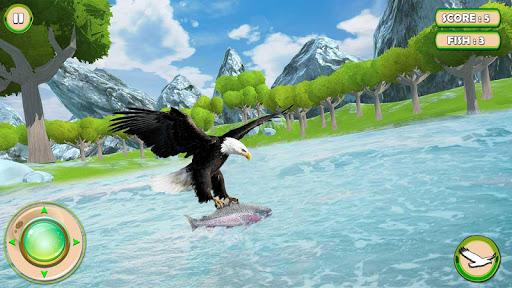 Golden Eagle Survival Simulator: Fish Hunting 3D - Gameplay image of android game