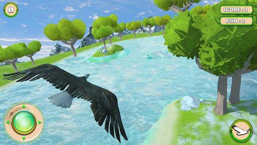 Golden Eagle Survival Simulator: Fish Hunting 3D - Gameplay image of android game