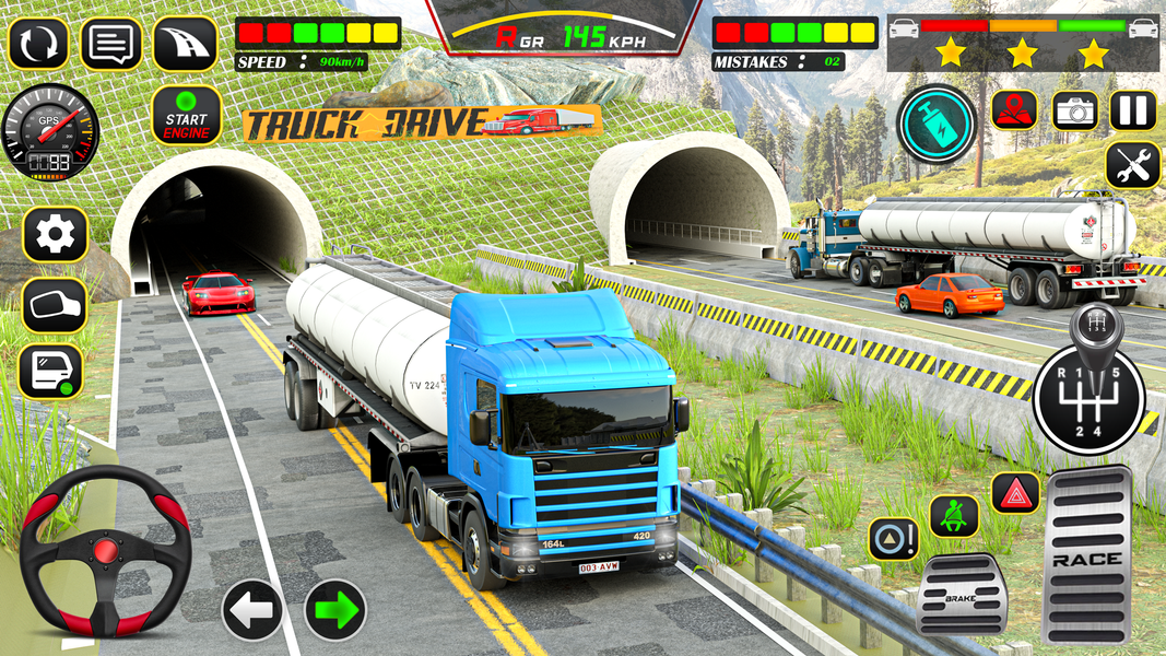 Universal Truck Simulator 3D - Gameplay image of android game