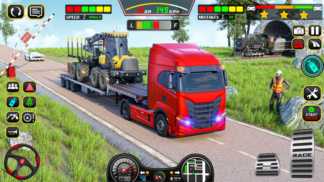 Universal Truck Simulator 3D - Gameplay image of android game
