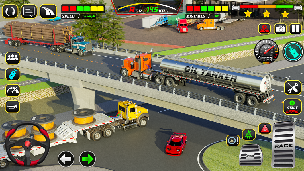 Universal Truck Simulator 3D - Gameplay image of android game