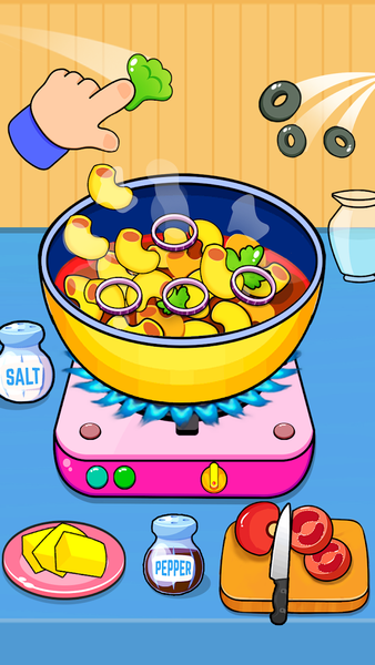 Kitchen Set Chef Cooking Games - Gameplay image of android game