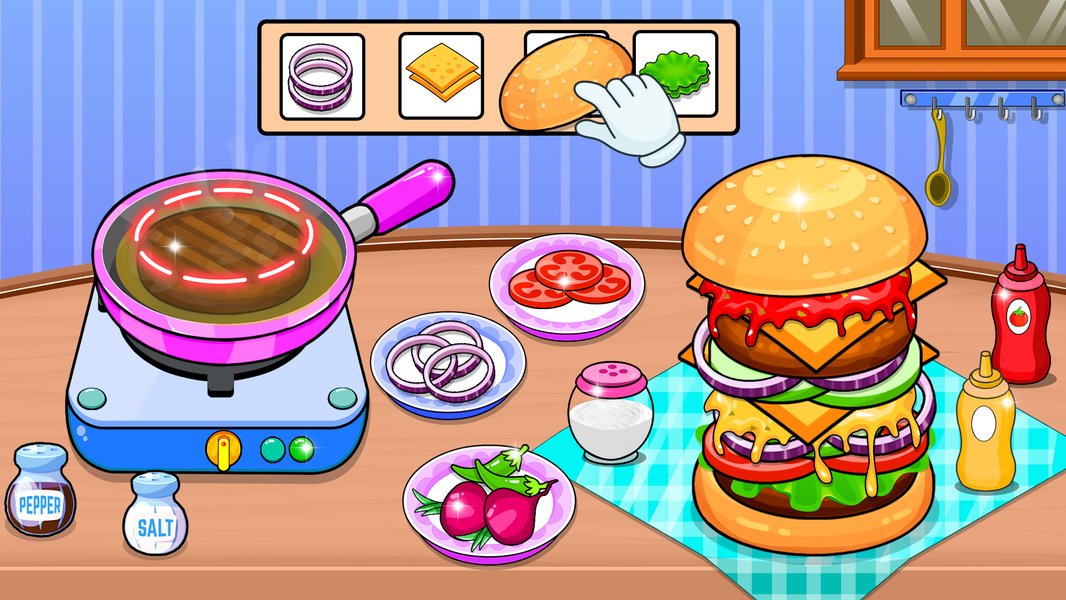 Kitchen Set Cooking Chef Fun - Gameplay image of android game