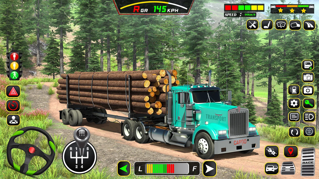 Offroad Euro Truck Games 3D - Gameplay image of android game