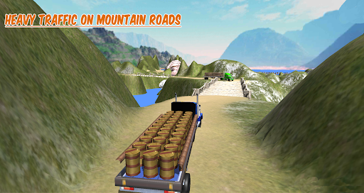 Mountain Wood Cargo Simulator - Gameplay image of android game
