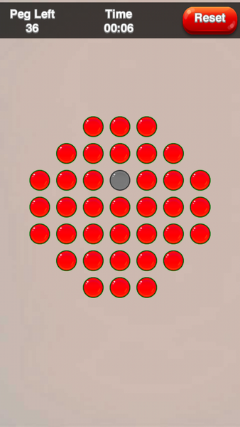 Peg Solitaire Board Game - Gameplay image of android game