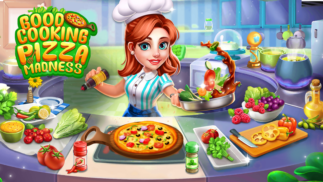 Pizza Chef Pizza Cooking Games - Gameplay image of android game