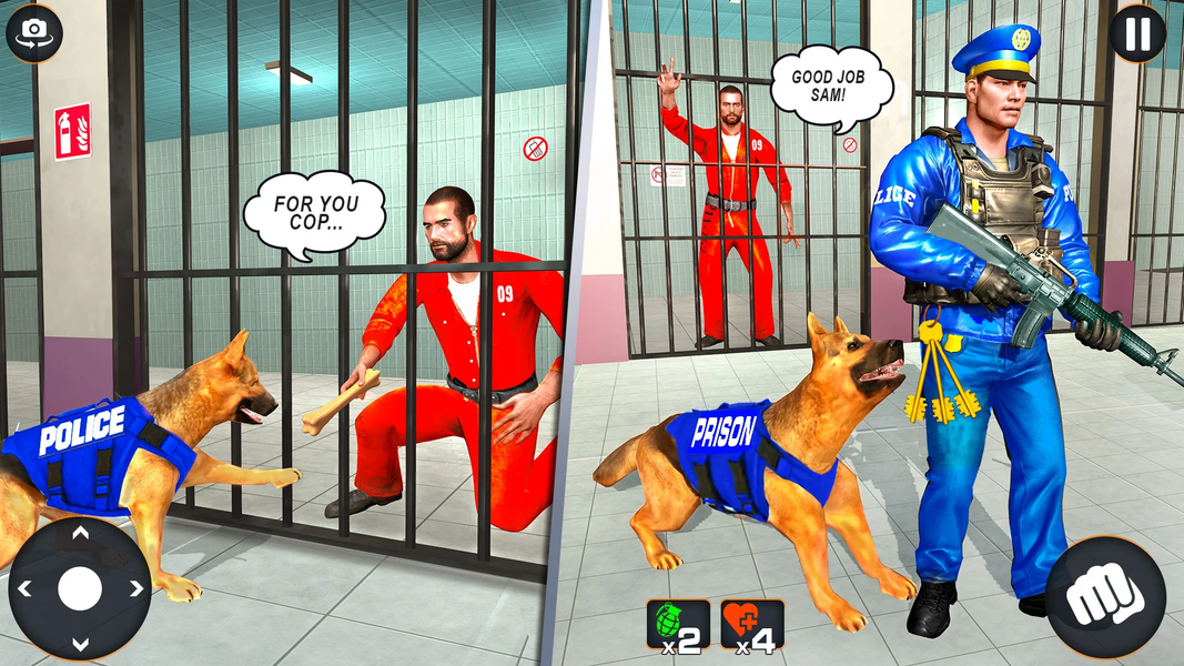 Police Dog Jail Prison Break - عکس بازی موبایلی اندروید