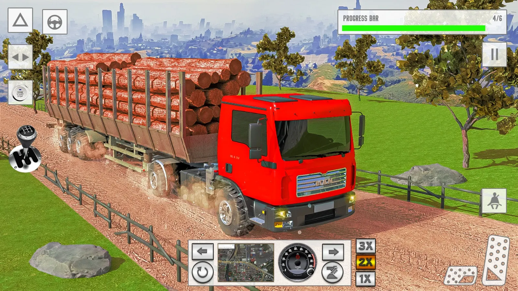 Offroad Euro Truck Cargo Game - عکس بازی موبایلی اندروید