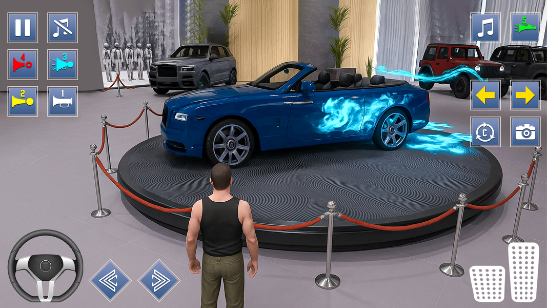 Real City Car Driver Game - Gameplay image of android game