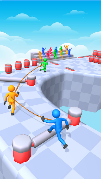 Roped Man Rope Race - عکس بازی موبایلی اندروید