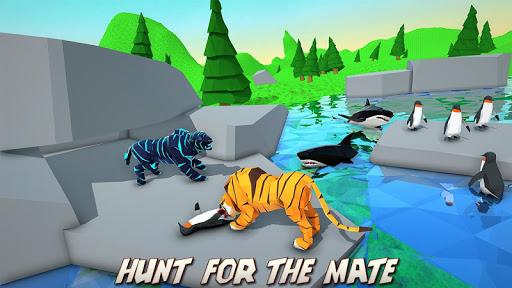 Wild Tiger Adventure: Survival Hunger Games - عکس بازی موبایلی اندروید
