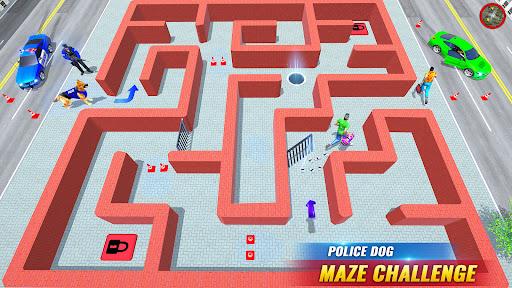 US Police Dog City Crime Chase - Gameplay image of android game