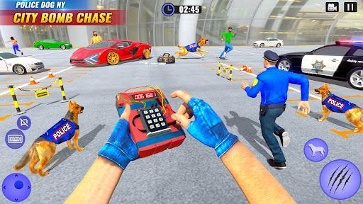 US Police Dog City Crime Chase - Gameplay image of android game