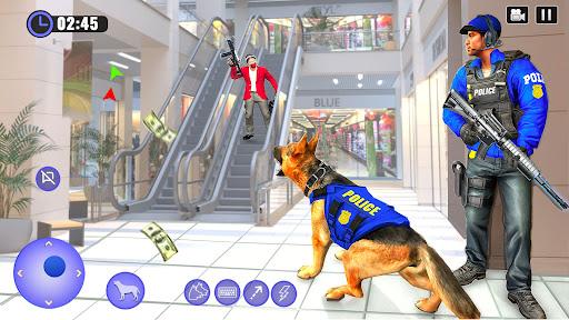 US Police Dog City Crime Chase - Gameplay image of android game