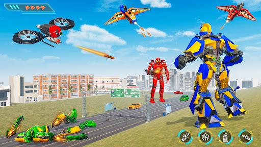 Police Dog Robot Car Games - Gameplay image of android game