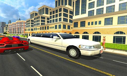 Modern Limousine Car Driving : Real Taxi Driver 3D - Gameplay image of android game