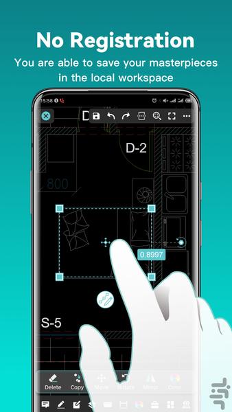 DWG FastView-CAD Viewer and Editor - عکس برنامه موبایلی اندروید