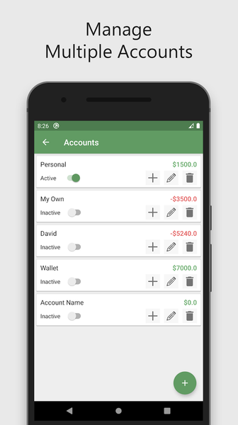 Expense Money Manager Control - Image screenshot of android app