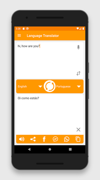 Language Translator - عکس برنامه موبایلی اندروید