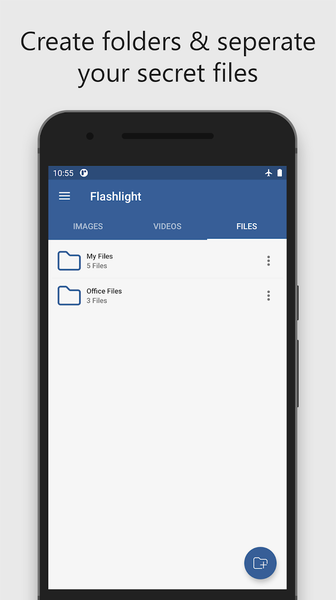 Torch Vault Flashlight - Hide - Image screenshot of android app