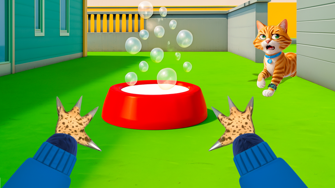 Angry Cat Vs Naughty Rat Prank - Gameplay image of android game