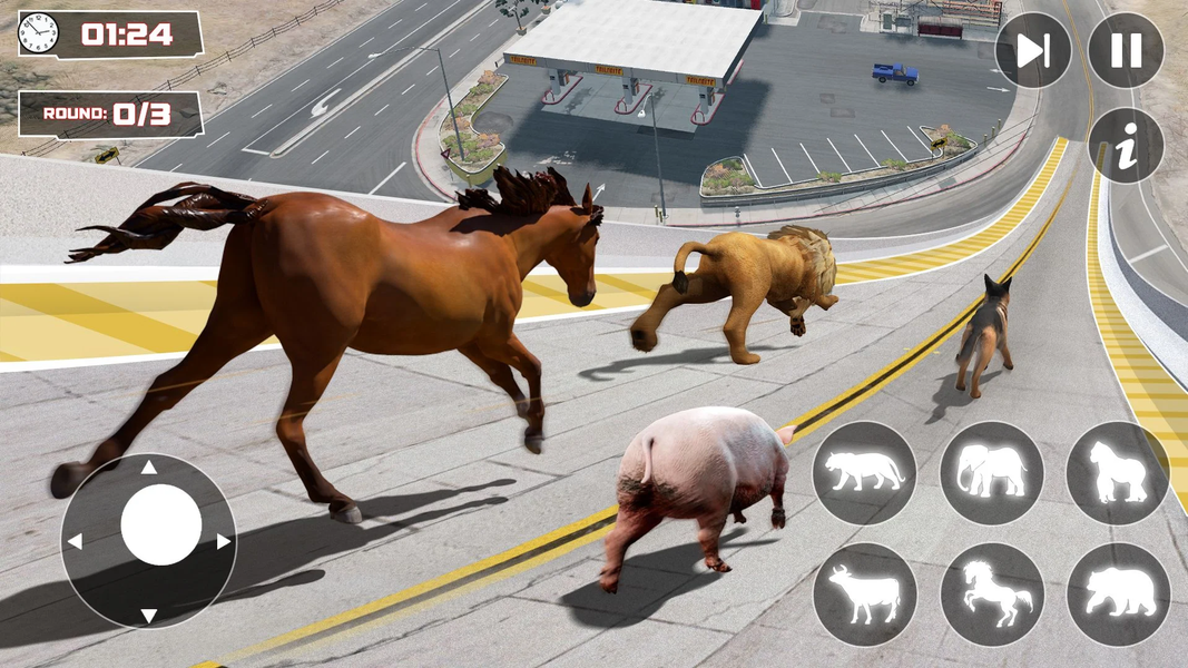 GT Animal 3D: Racing Game - Gameplay image of android game