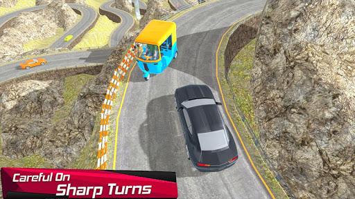 Offroad Tuk Tuk Rickshaw Driving Auto - Gameplay image of android game