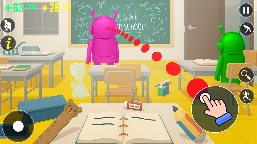 Bad Student: Prank School - Gameplay image of android game