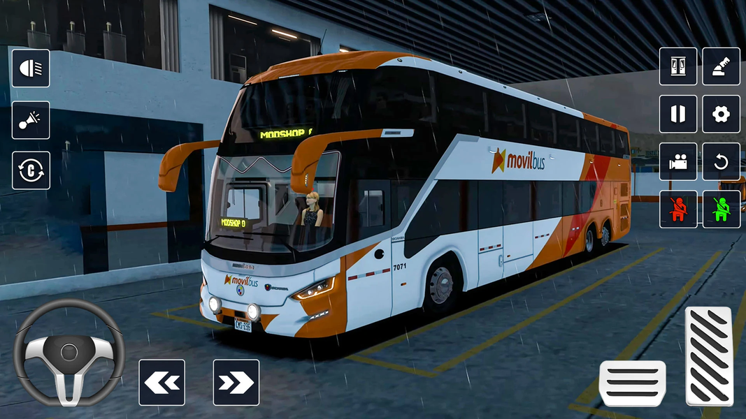 City Bus Driving US Bus Games - عکس بازی موبایلی اندروید