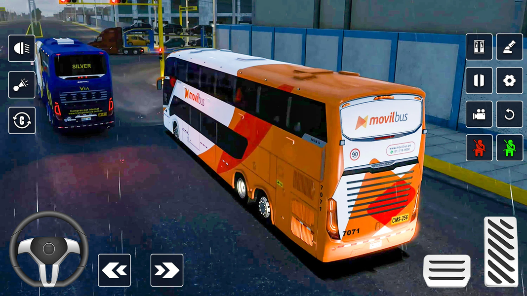 City Bus Driving US Bus Games - عکس بازی موبایلی اندروید