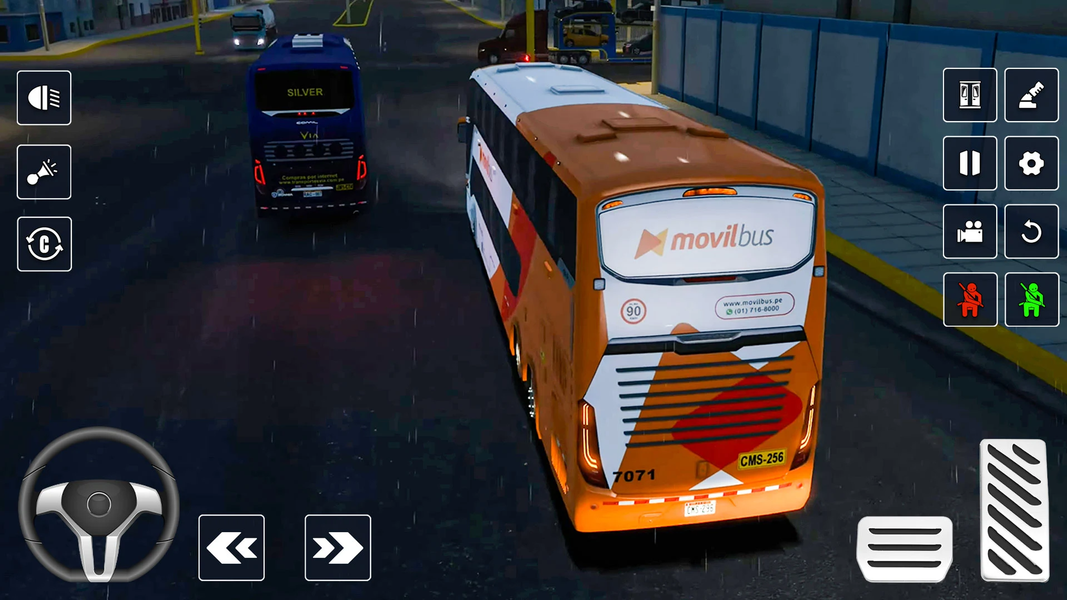 City Bus Driving US Bus Games - عکس بازی موبایلی اندروید
