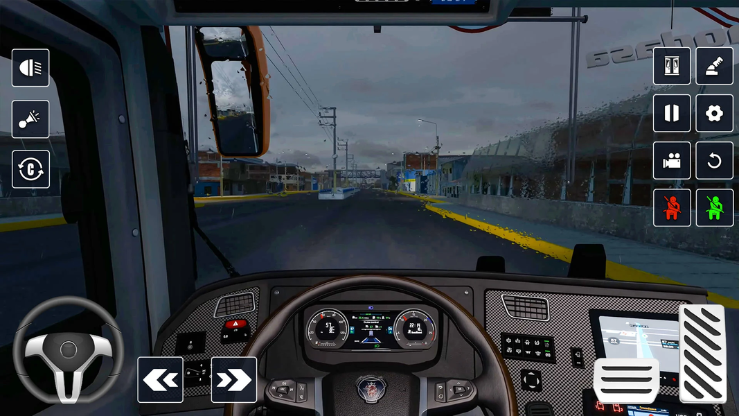 City Bus Driving US Bus Games - عکس بازی موبایلی اندروید