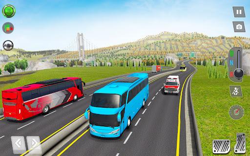 Coach Drive Simulator Bus Game - Gameplay image of android game