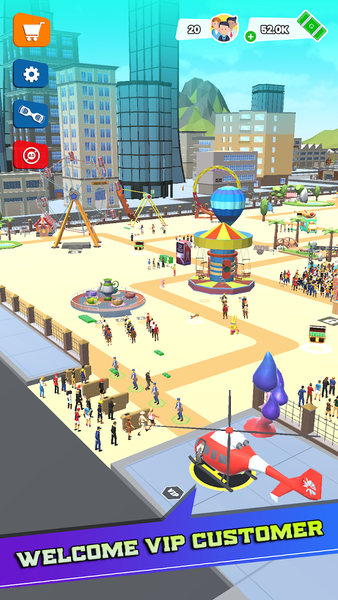 Bus Arrival Theme Park Games - Gameplay image of android game