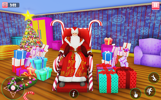 Santa Claus Christmas Gift Sim - Gameplay image of android game