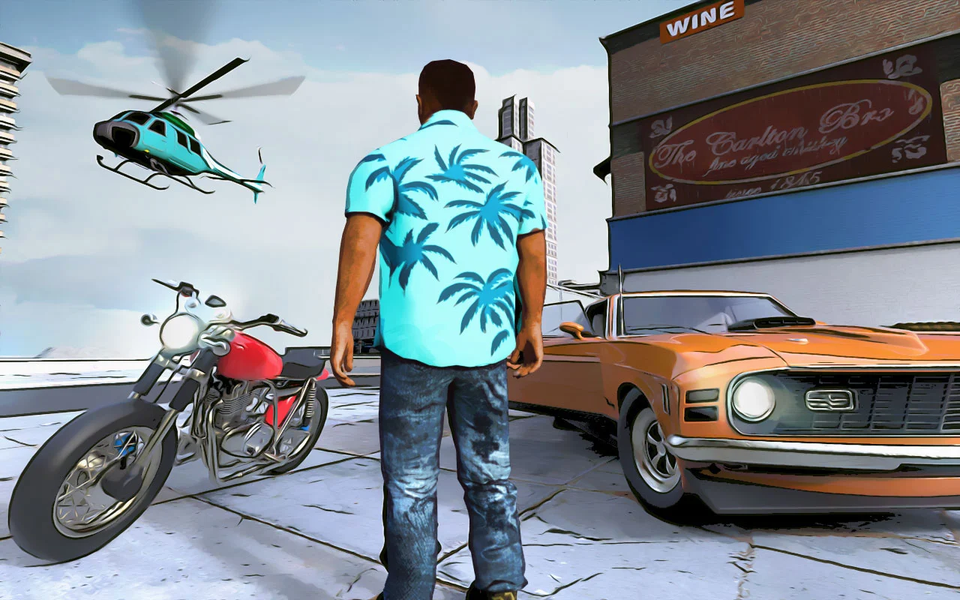 Gangster Vegas Games Car Crime - عکس بازی موبایلی اندروید