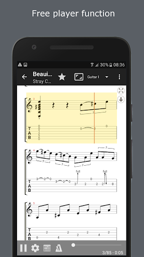 GuitarTab - Tabs and chords - Image screenshot of android app